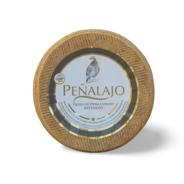 Peñalajo Queso Curado. Elaborado con leche cruda de oveja