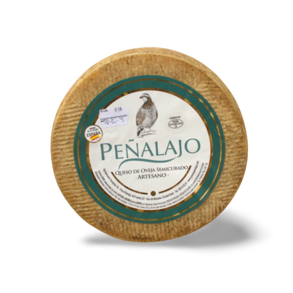 Peñalajo Queso Semicurado. Elaborado con leche cruda de oveja