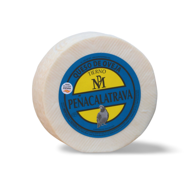 Peñacalatrava Queso tierno. Elaborado con leche pasteurizada de oveja